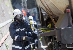 Hazardous Chemicals Spill During a Truck Accident