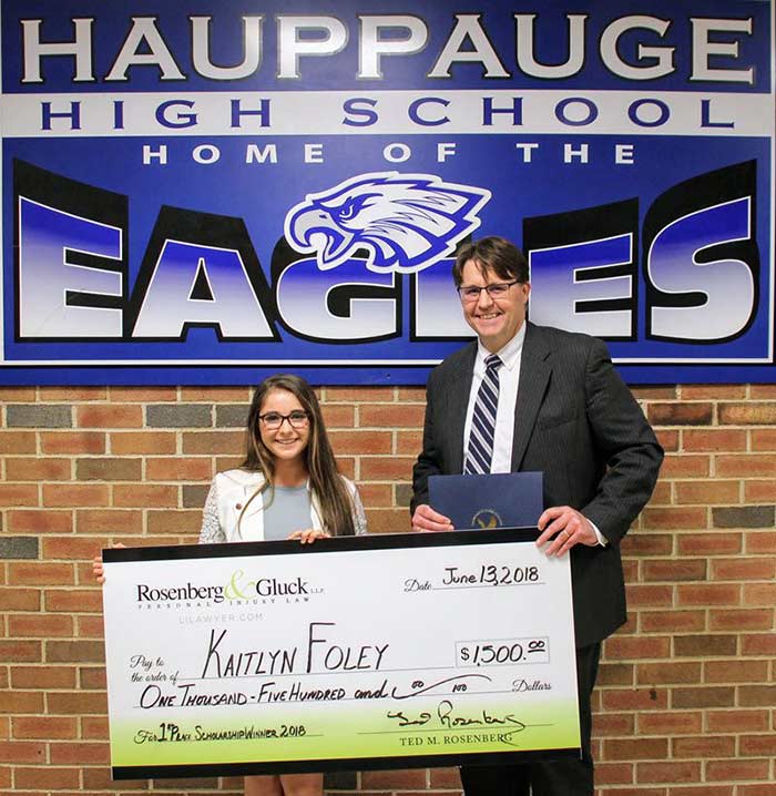 Kaitlyn Foley 2018 Scholarship Winner