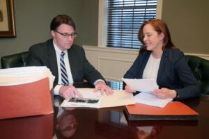 Attorneys Matthew Bligh and Erin Hargis