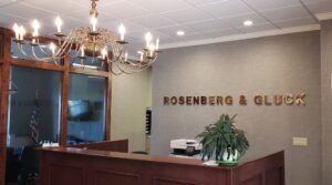 Rosenberg & Gluck Holtsville firm office entry