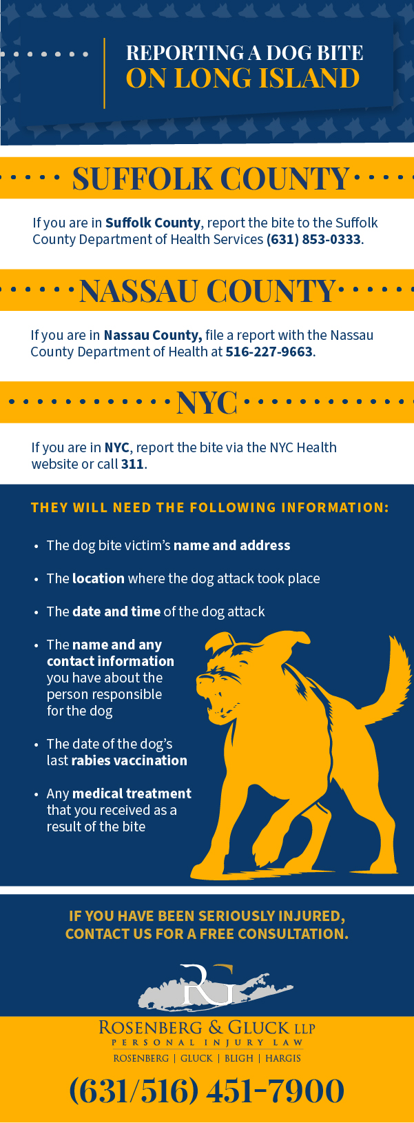 Reporting a Dog Bite on Long Island