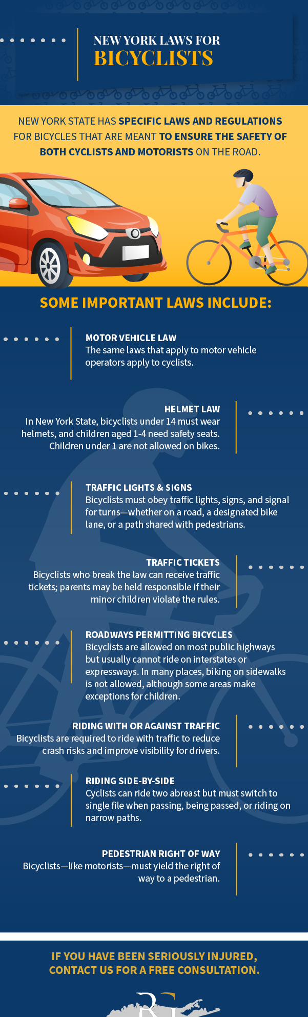 New York Laws For Bicyclists